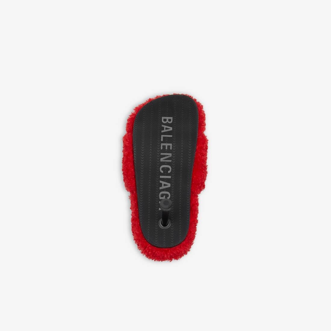 Women's Furry 80mm Sandal in Red/white/red - 6