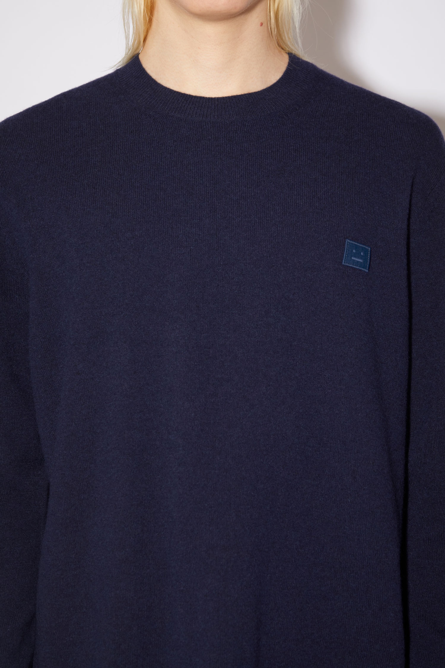 Crew neck sweater - Navy - 5