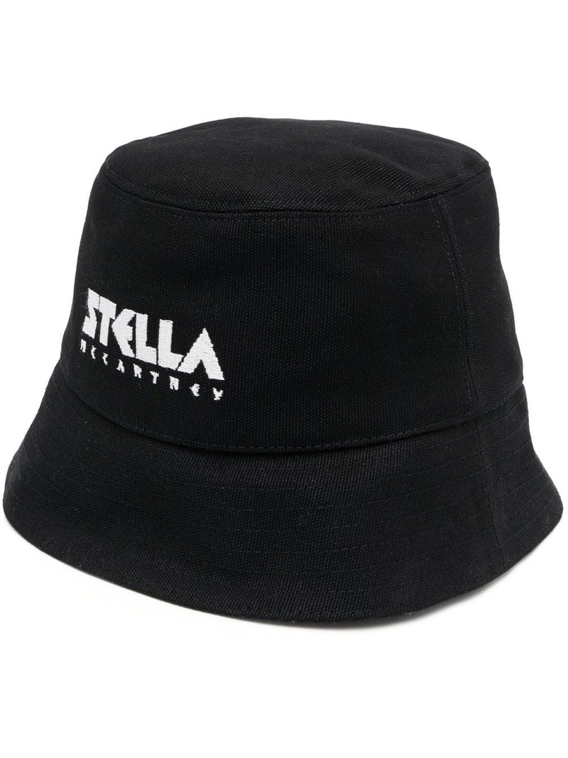 embroidered-logo bucket hat 1