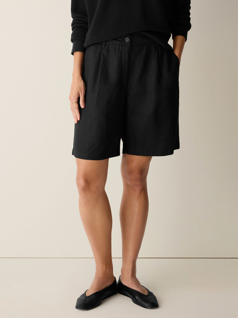 Organic Linen Shorts 3