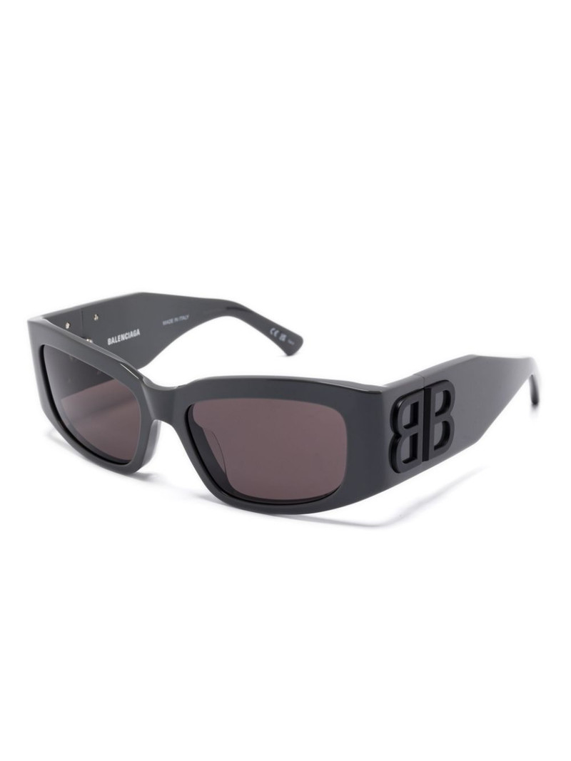 BALENCIAGA rectangle-frame sunglasses outlook
