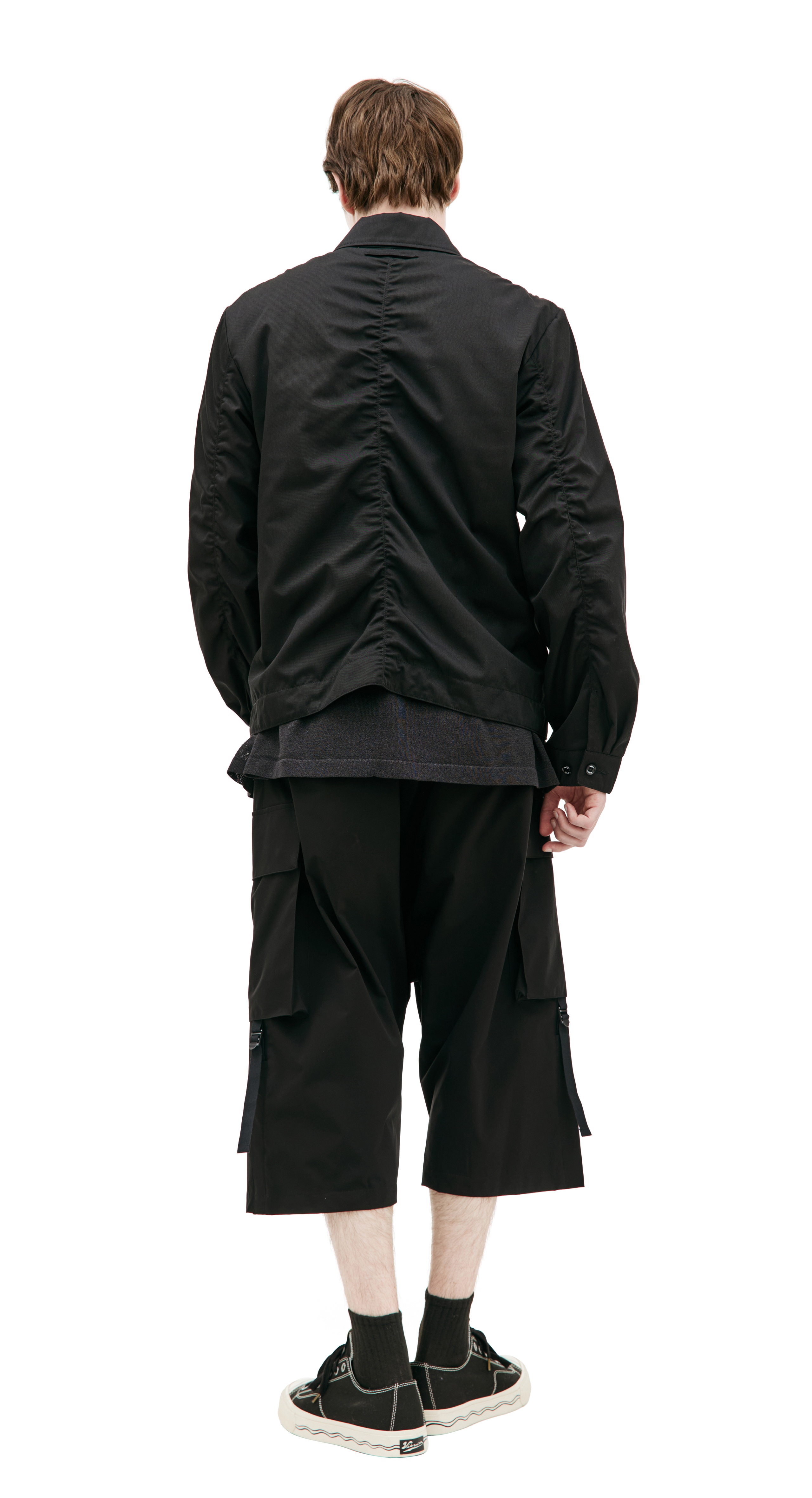 EMBROIDERY LOGO BOMBER JACKET - 4