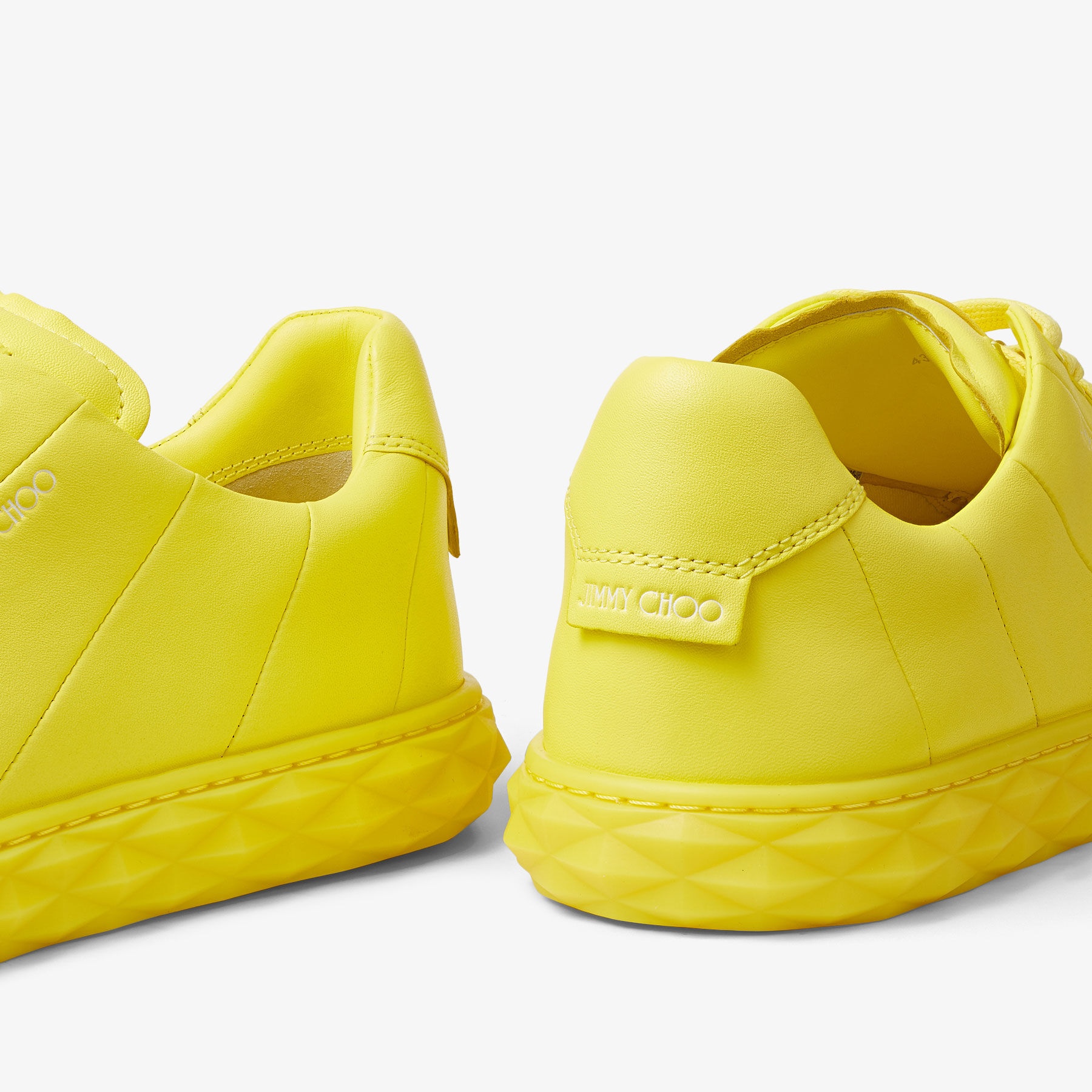 Diamond Light/M
Soft Yellow Nappa Leather Low-Top Trainers - 5
