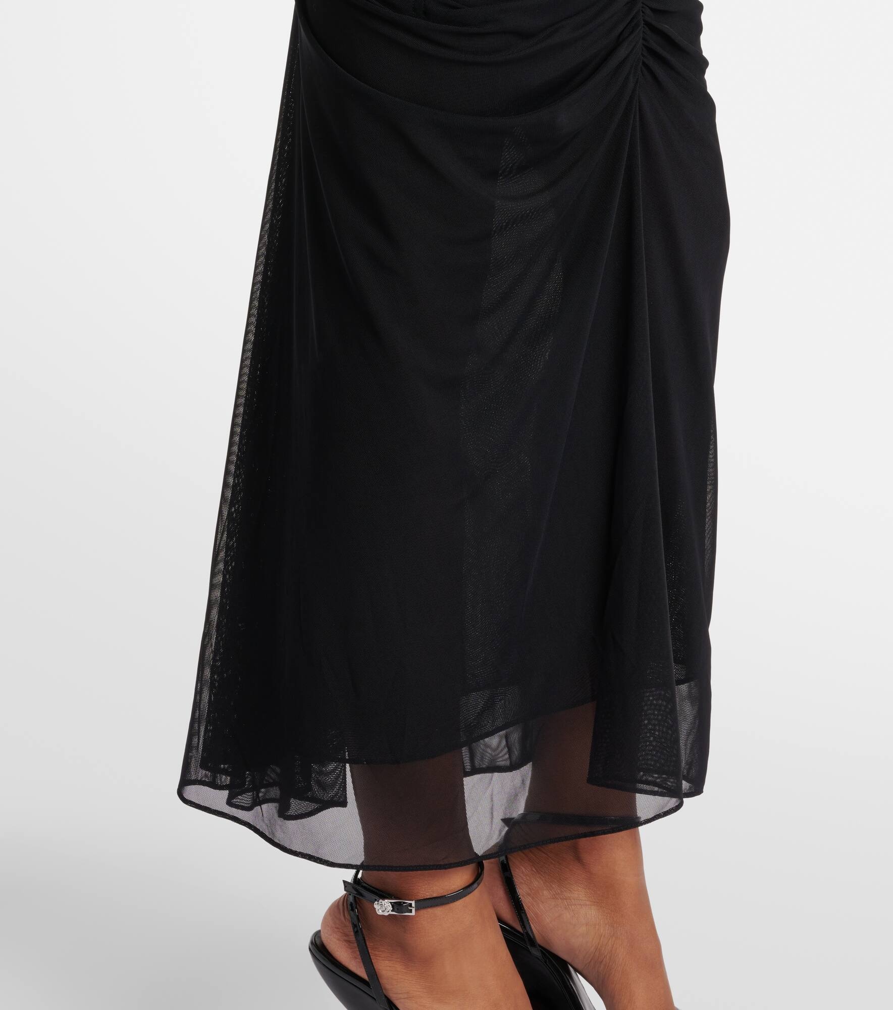 Ruched maxi skirt - 5