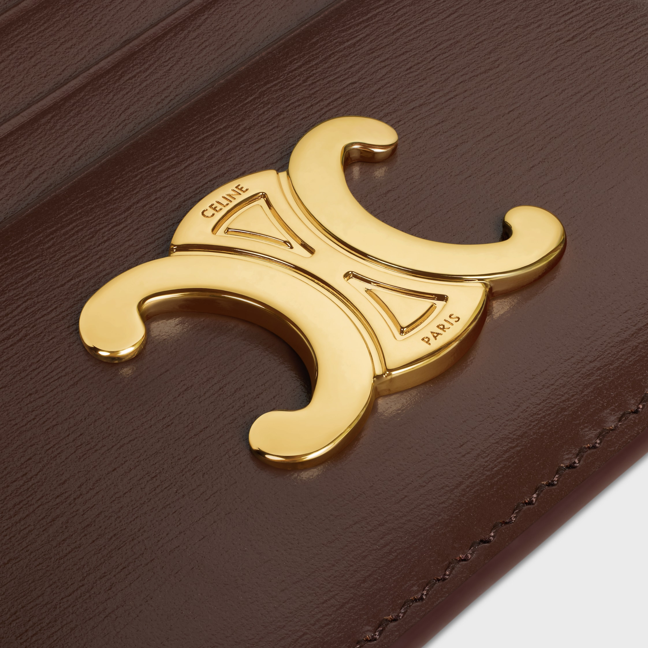 CARD HOLDER TRIOMPHE IN Shiny calfskin - 4