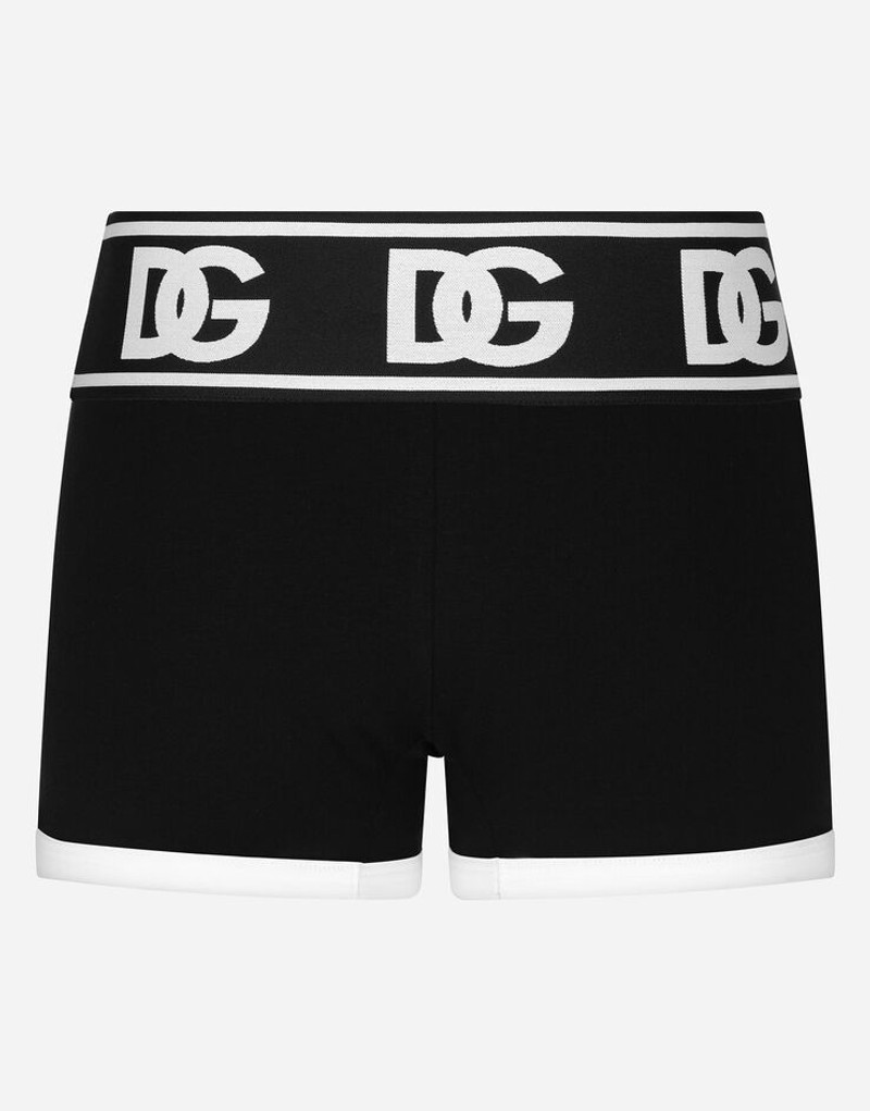 Dolce & Gabbana Two-way stretch jersey boxers with DG logo outlook