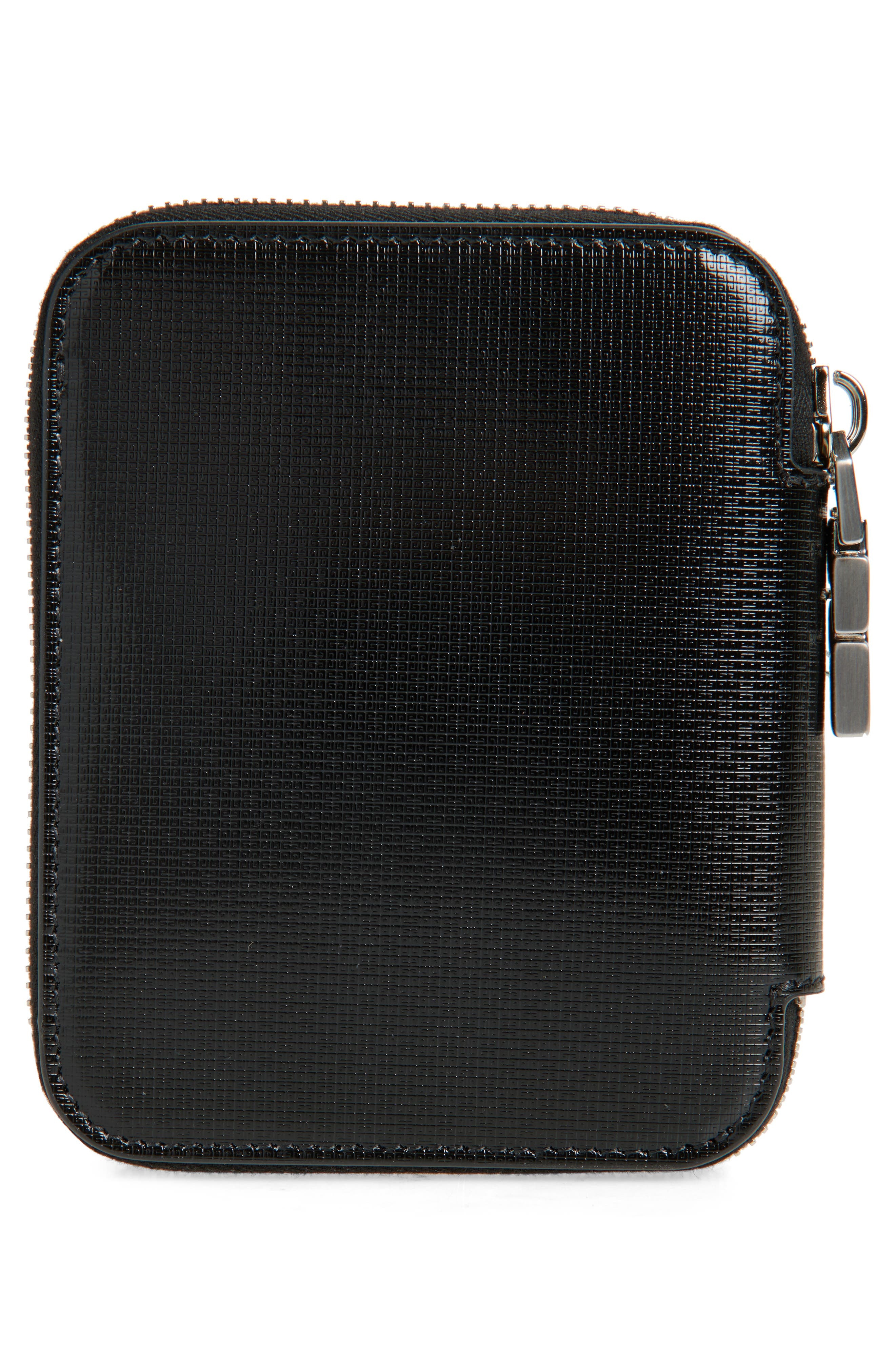 Givenchy Compact Leather Zip Wallet in Black at Nordstrom - 4
