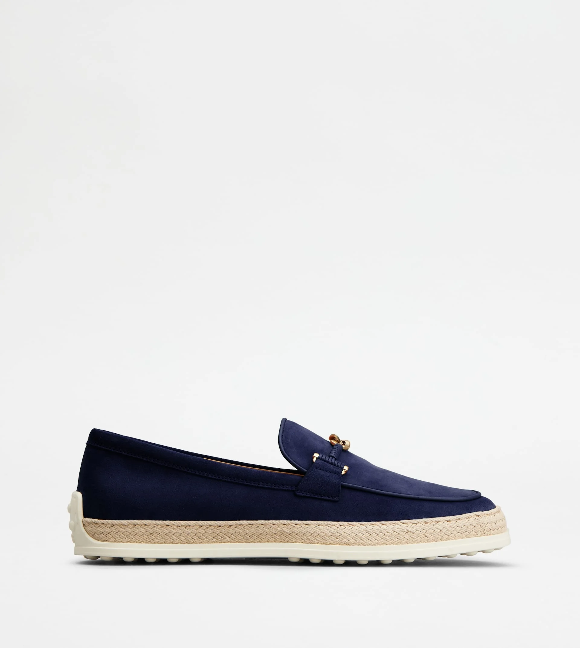 LOAFERS IN SUEDE - BLUE - 1