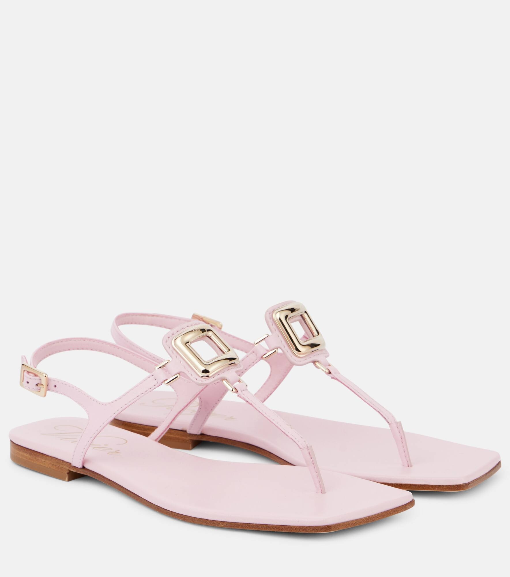 Viv' By The Sea leather thong sandals - 1