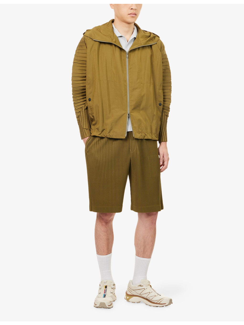 Cascade Pleated Shell Jacket - 2