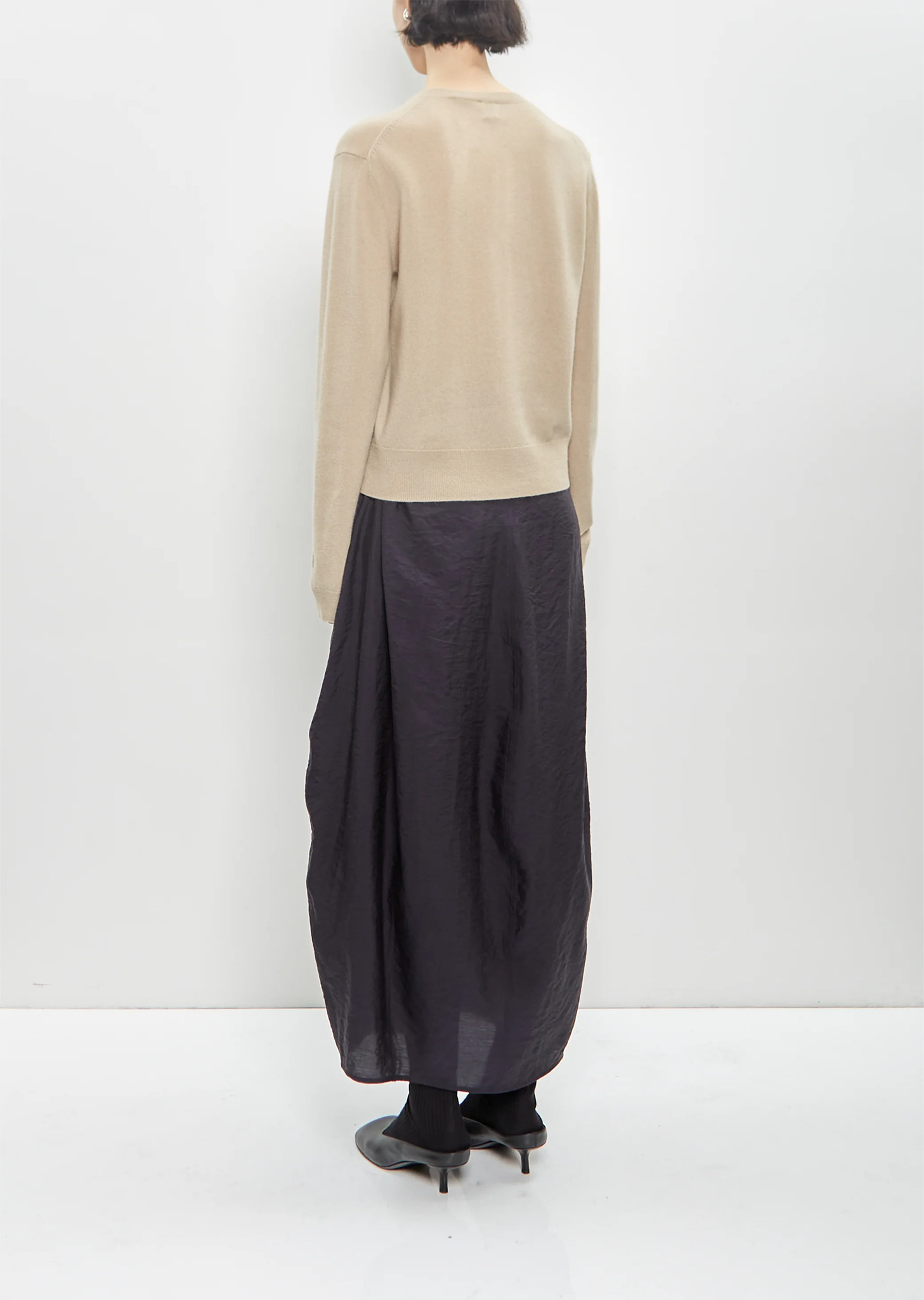 Classic V-Neck Knit — Fawn - 3