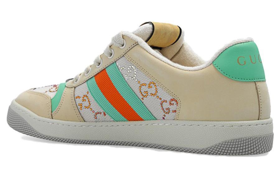(WMNS) Gucci Screener 'GG Crystals - Beige Green Orange' 732193-FABH2-9178 - 4