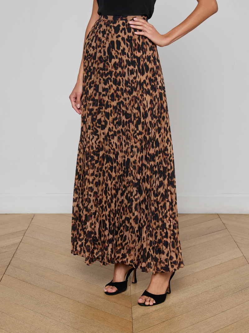Torin Pleated Maxi Skirt 5