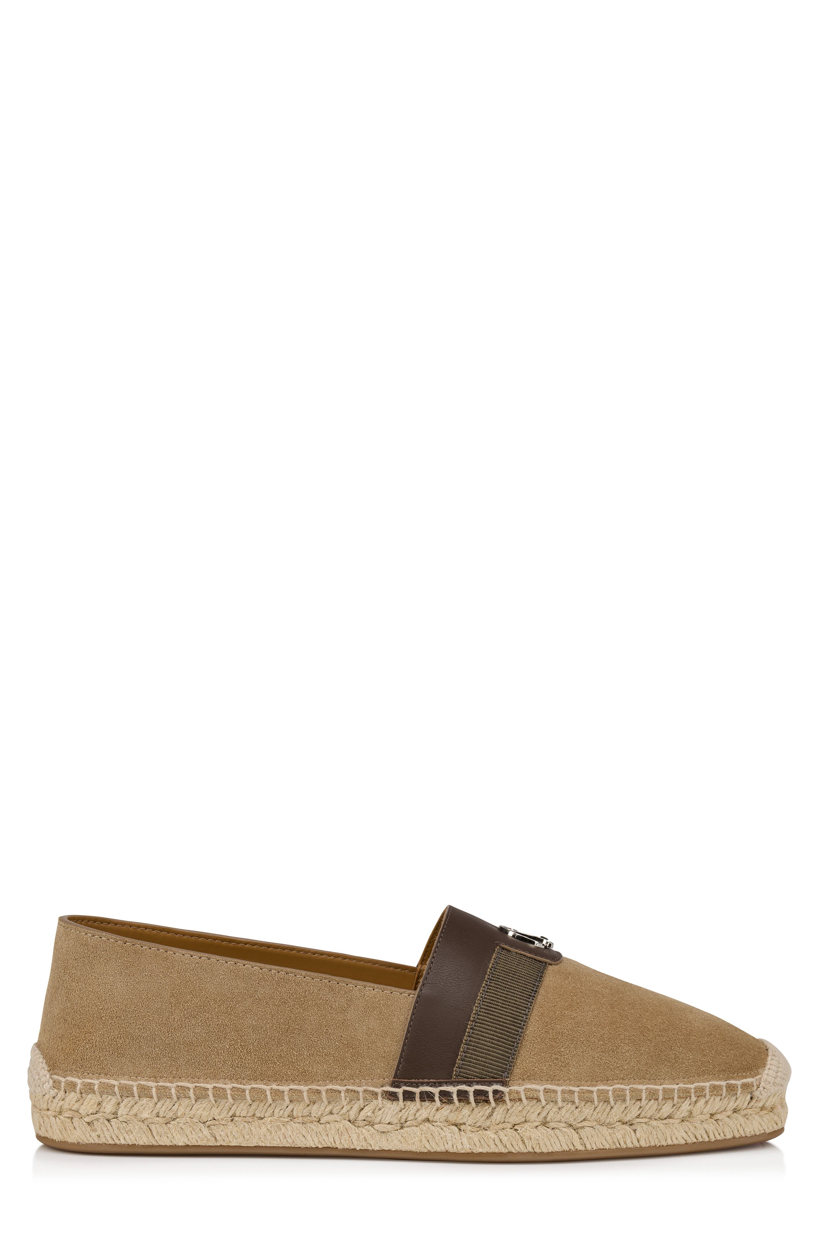 Christian Louboutin Alfarica CL Logo Espadrille in Version Saharienne at Nordstrom - 2