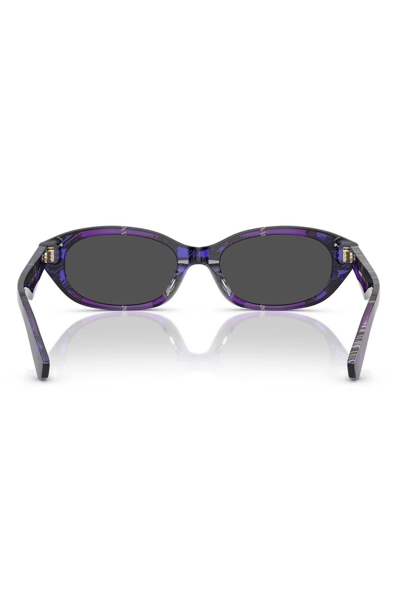 burberry 55mm Oval Sunglasses in Dark Grey at Nordstrom - 5