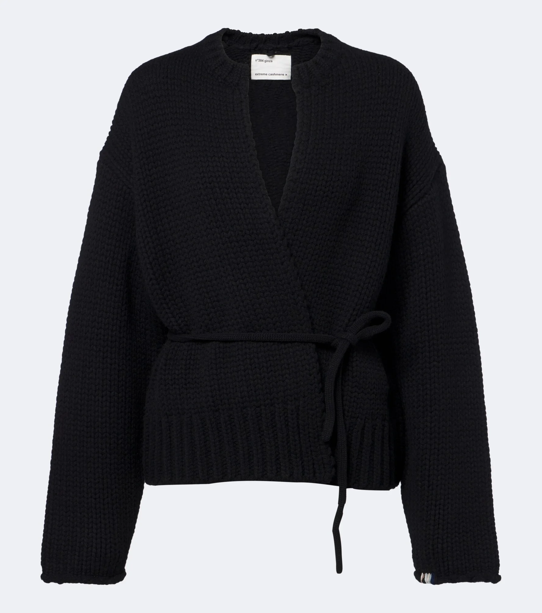 N°384 Ginza cashmere wrap cardigan - 1