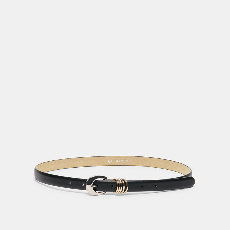 CRESCENT BUCKLE BELT BLACK 1