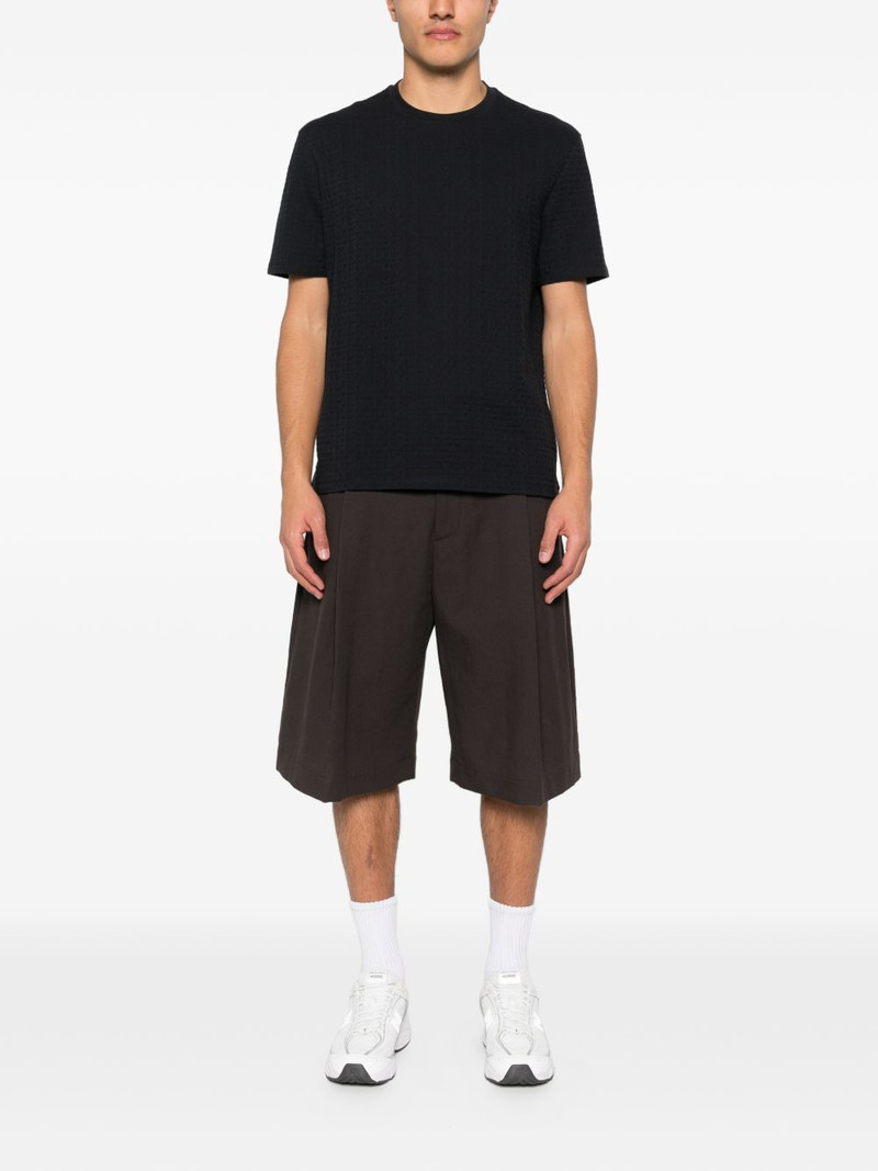 EMPORIO ARMANI textured T-shirt outlook