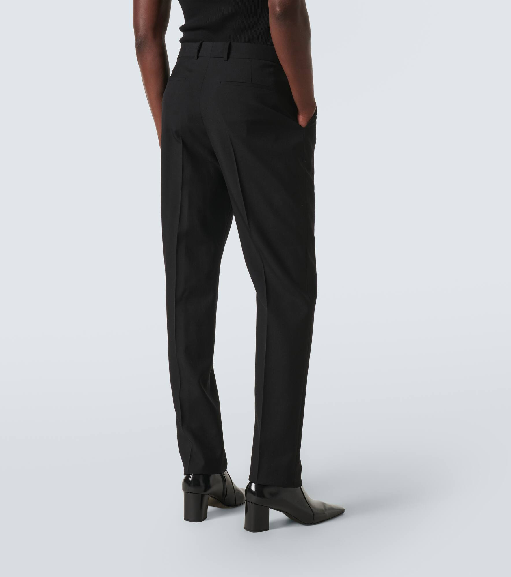 High-rise straight pants - 4