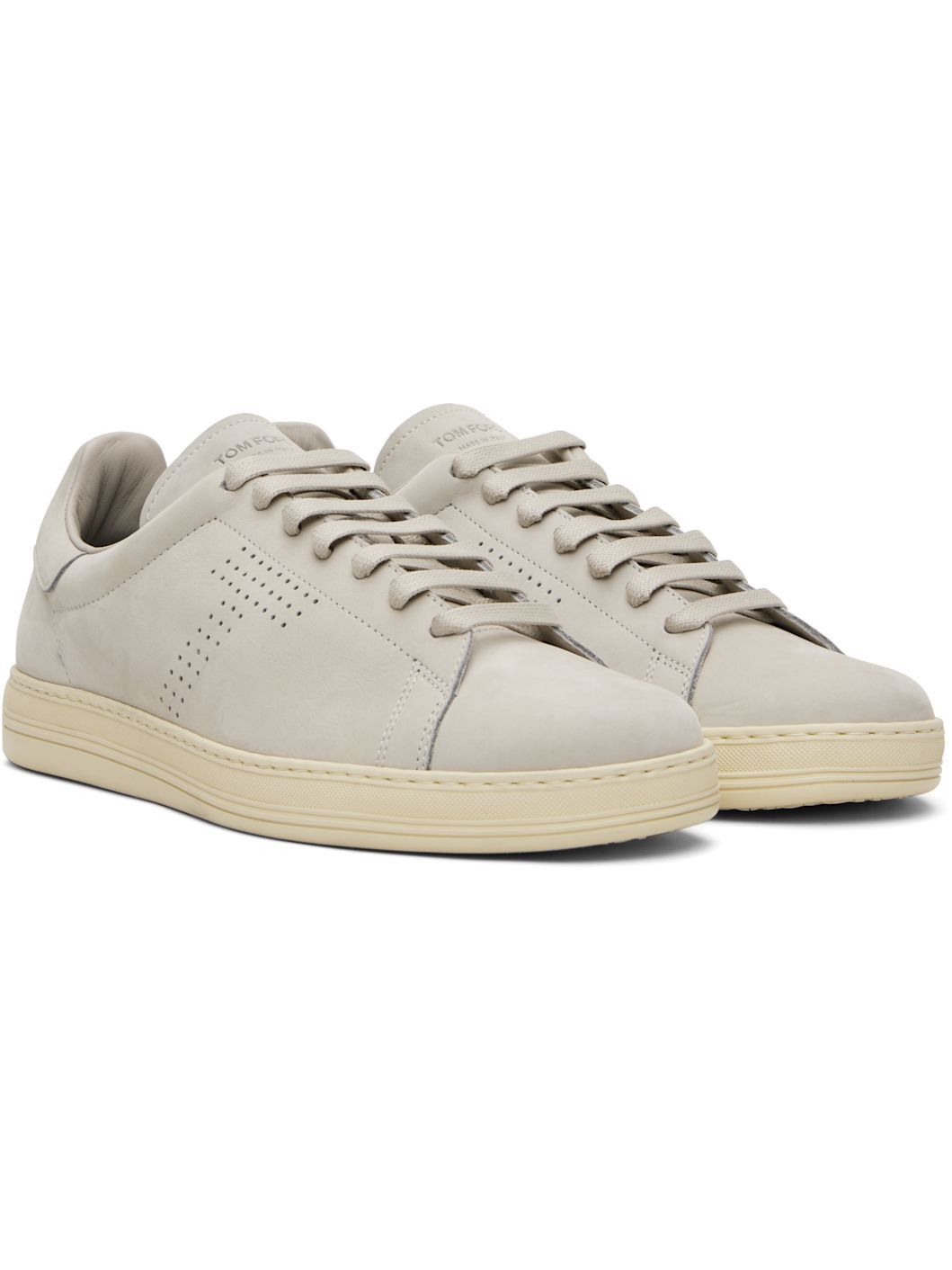 Gray Nubuck Warwick Sneakers - 4