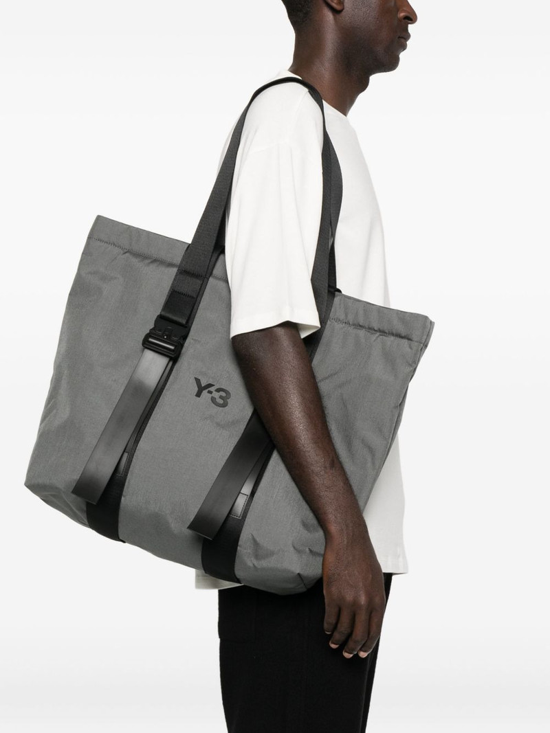 Y-3 logo tote bag outlook
