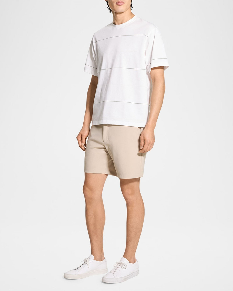 Theory Men's Pima Cotton Wide Stripe Crewneck T-Shirt outlook