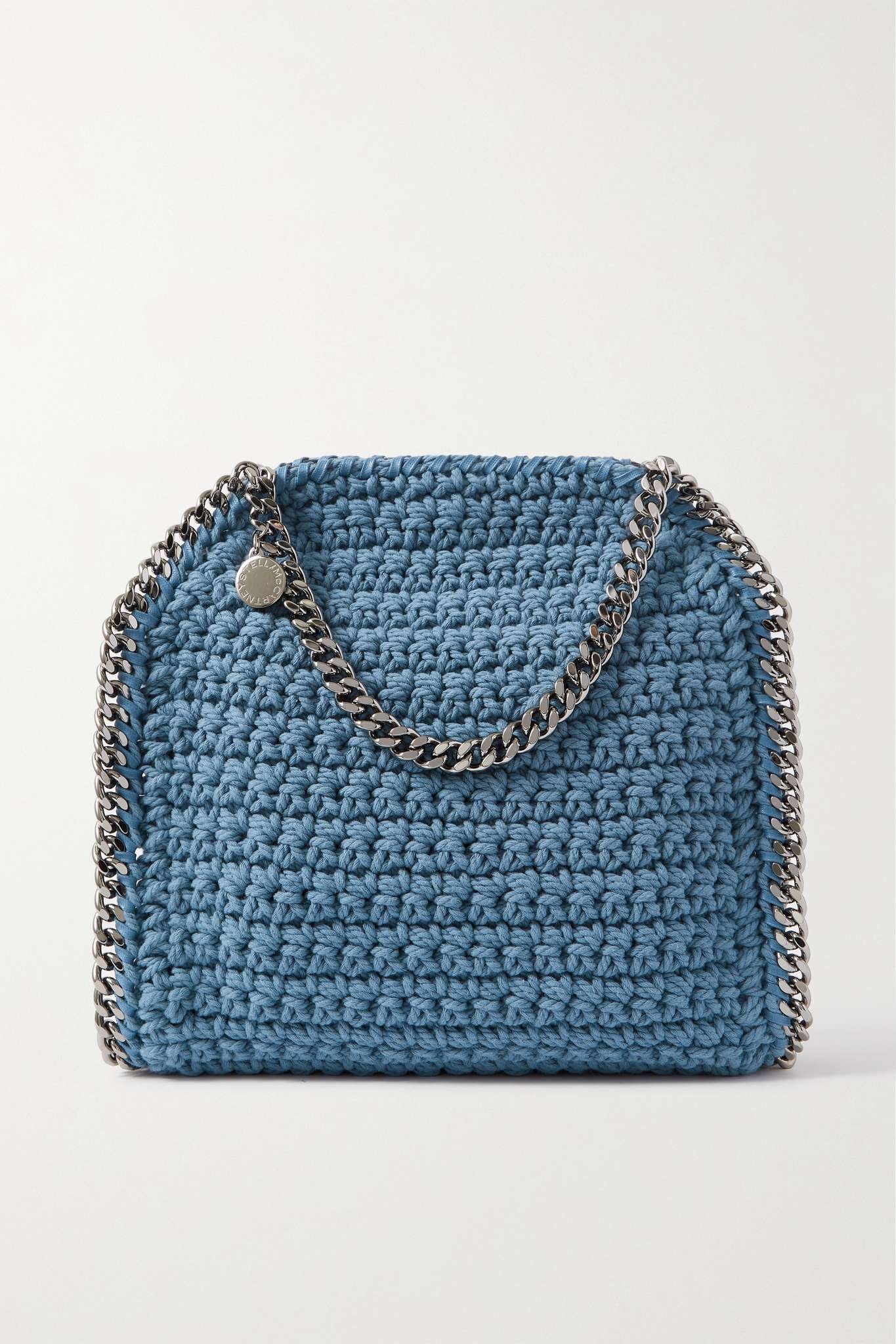 The Falabella mini crocheted cotton tote - 1