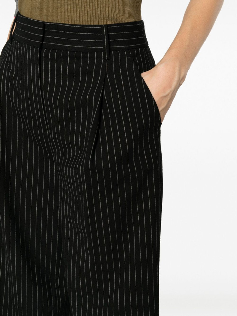 pinstripe-pattern palazzo pants 5