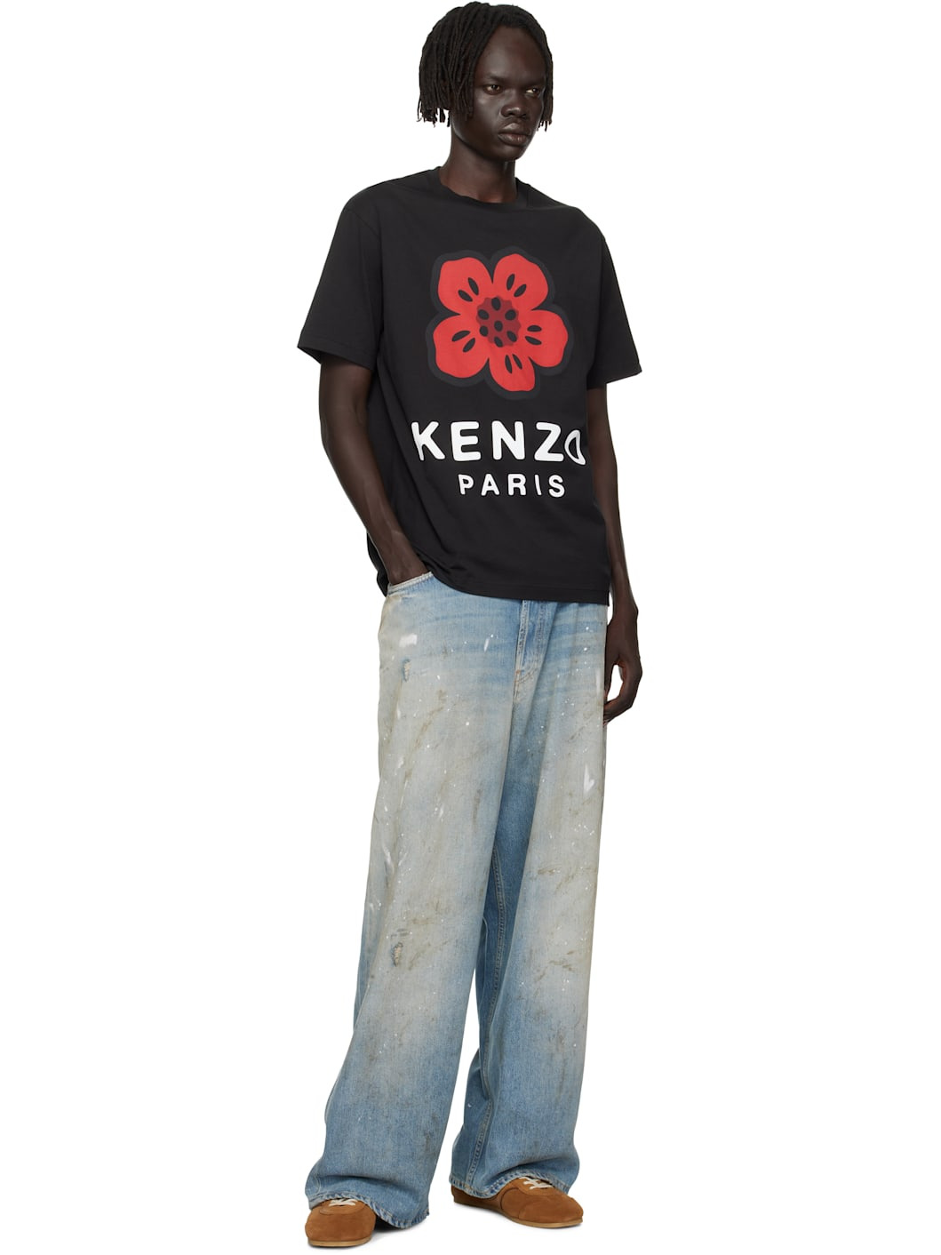 Black Kenzo Paris 'Boke Flower' T-shirt - 4