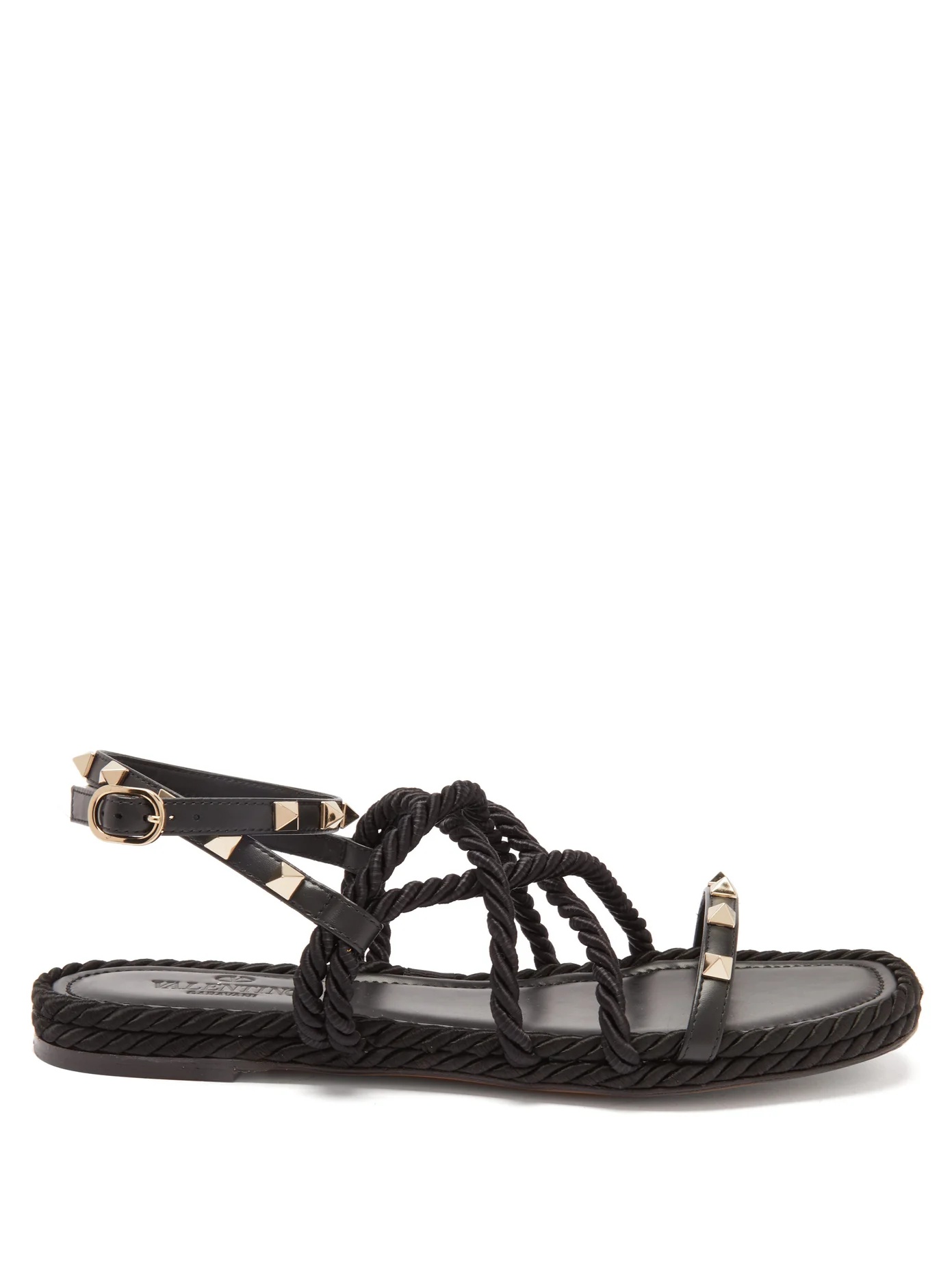 Torchon Rockstud leather sandals - 1