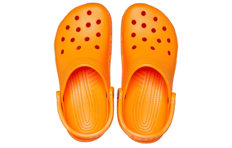 Crocs Beach Unisex Bright Orange Sandals 10001-83A - 5