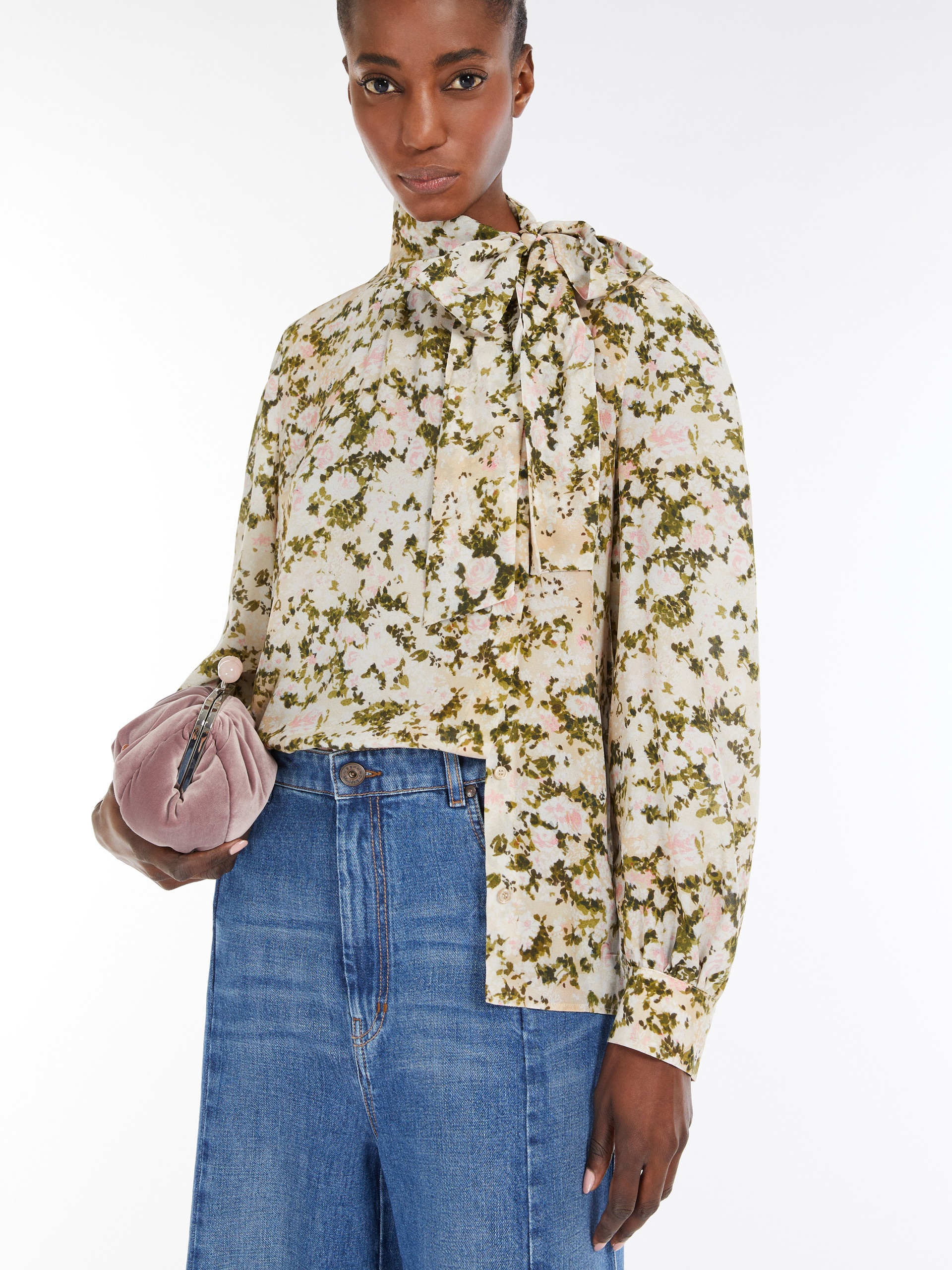 VALS Tie-detail silk shirt - 5