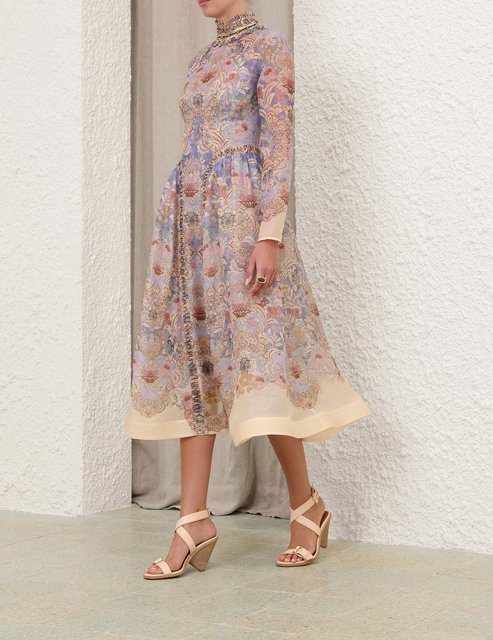 REBELLION BEADED MIDI DRESS - 3