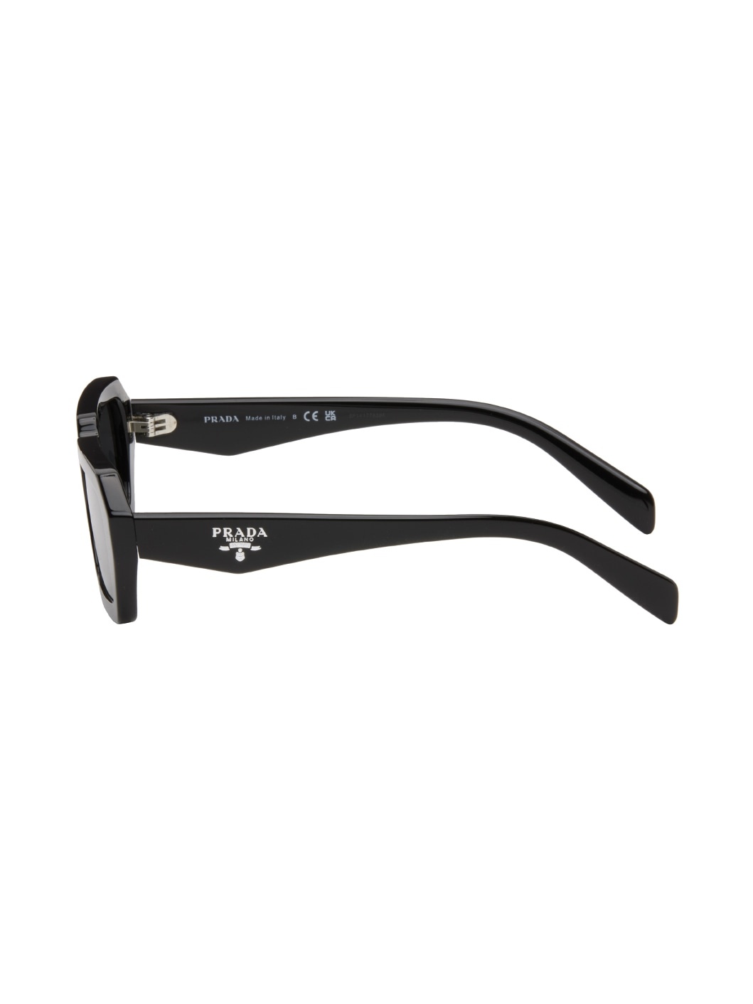 Black Rectangular Sunglasses - 3