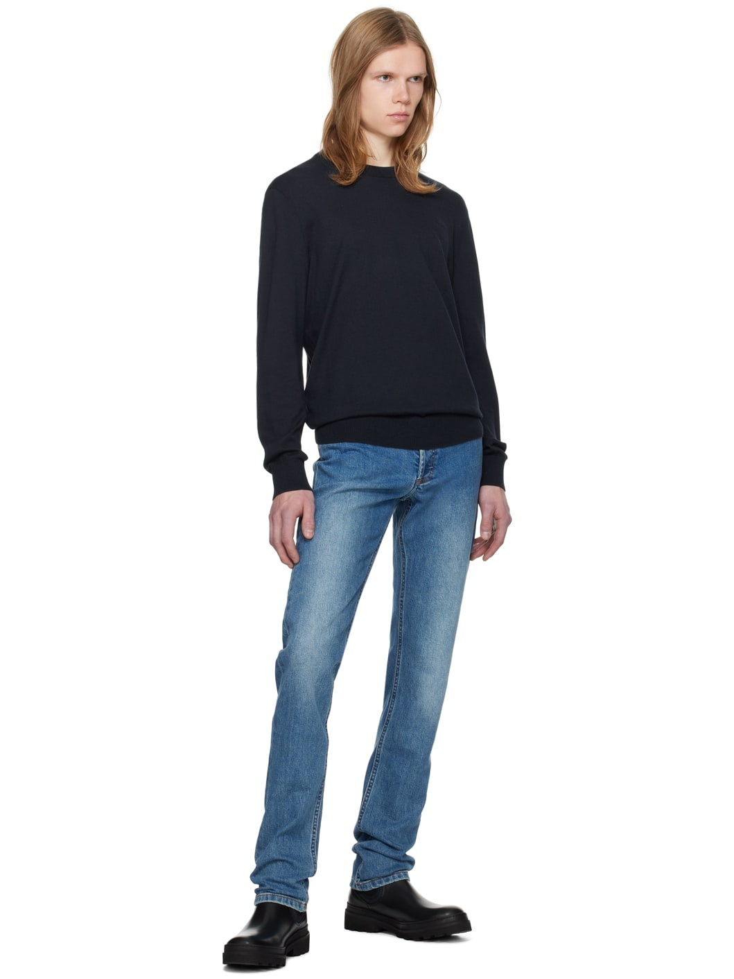 Blue Petit Standard Jeans - 4
