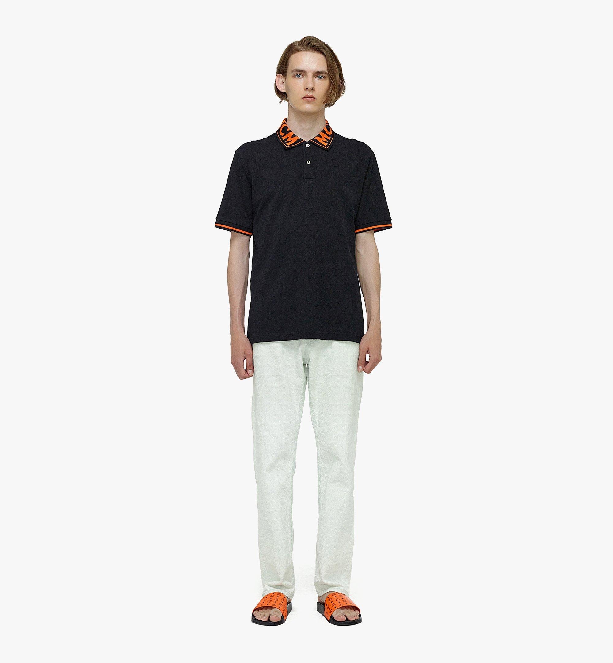 Men’s Logo Polo Shirt in Cotton Piqué - 3