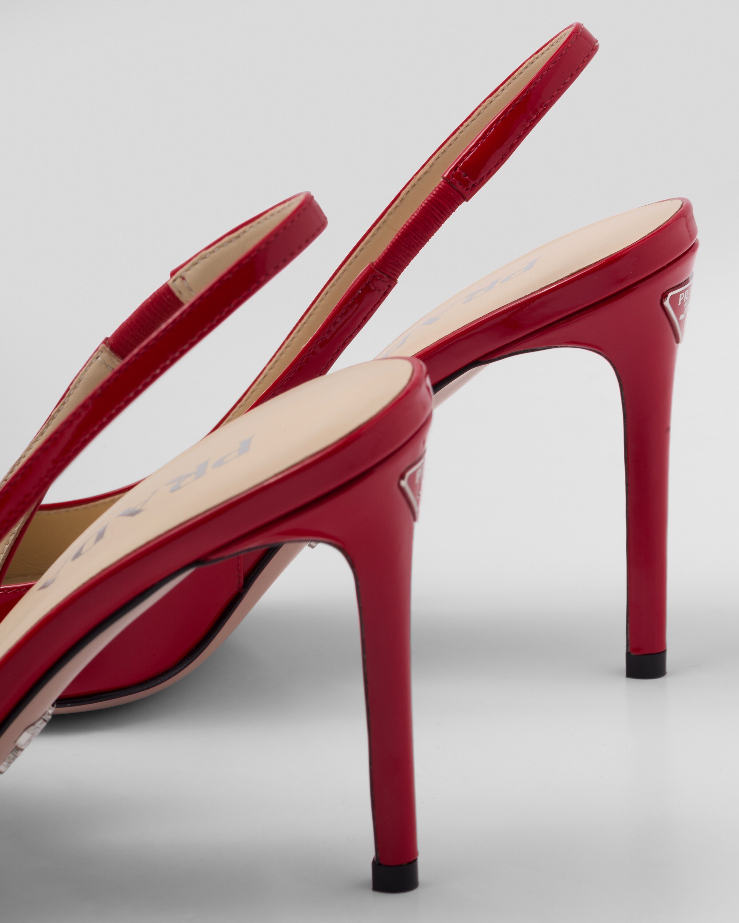 Patent leather slingbacks - 6