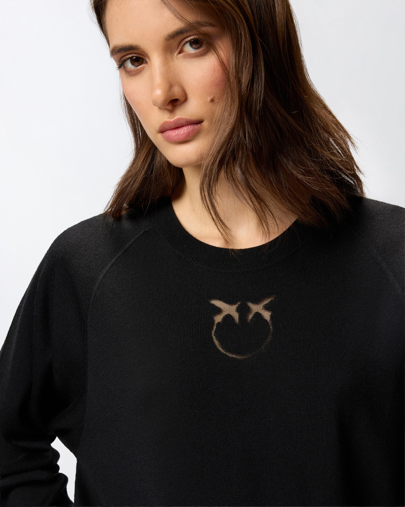 SWEATER WITH LOVE BIRDS LOGO 5