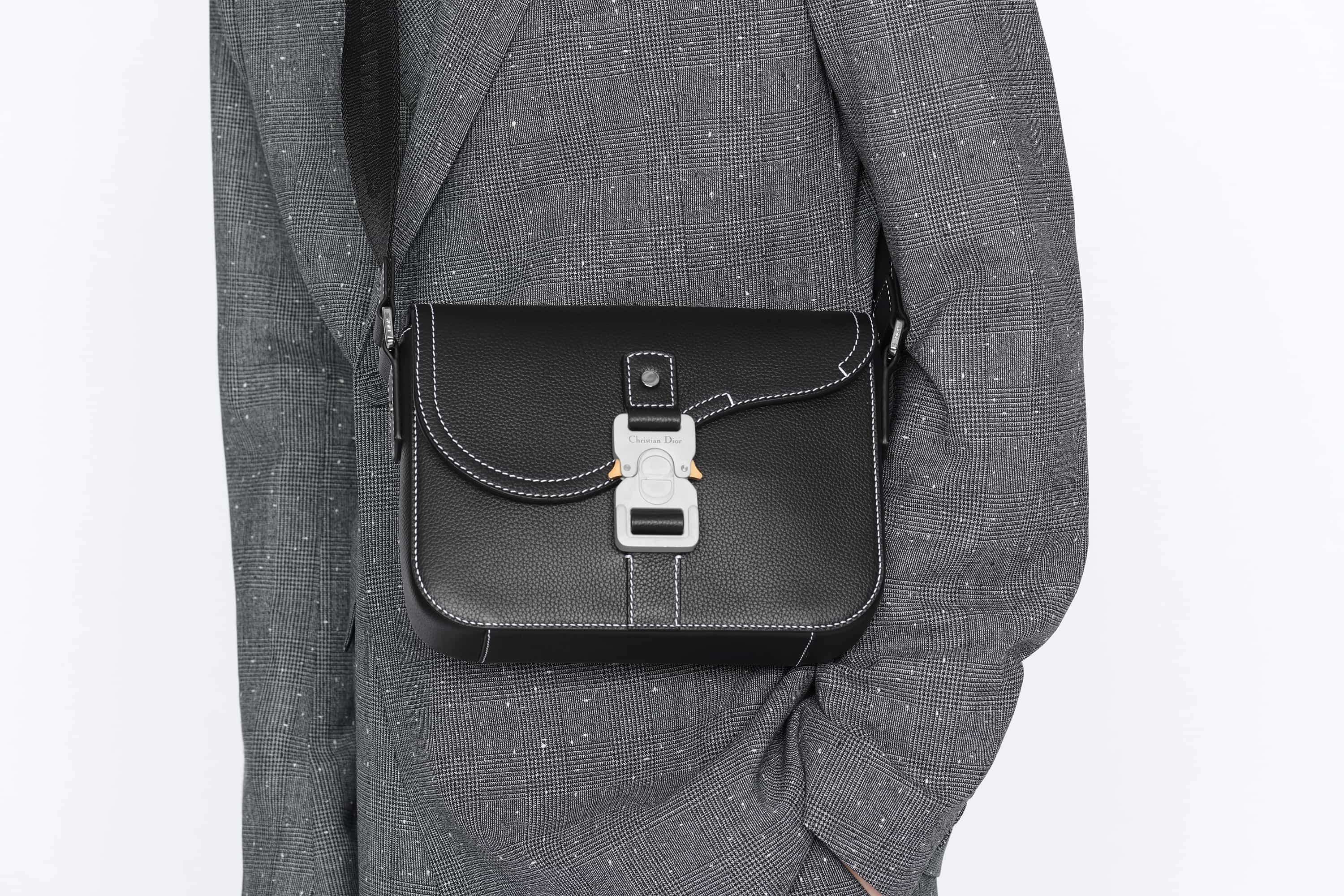 Dior Mini Saddle Bag with Strap | REVERSIBLE