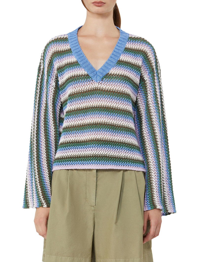 Women's Linen Yarn Sweater - Multicolour 3