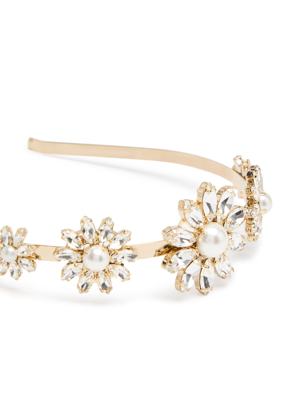 Rosantica Profumo Crystal-embellished Headband - 3
