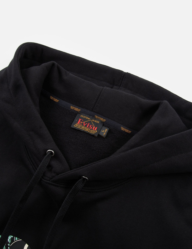 PEEPING GODHEAD PATTERN SEAGULL PRINT LOOSE FIT HOODIE 8