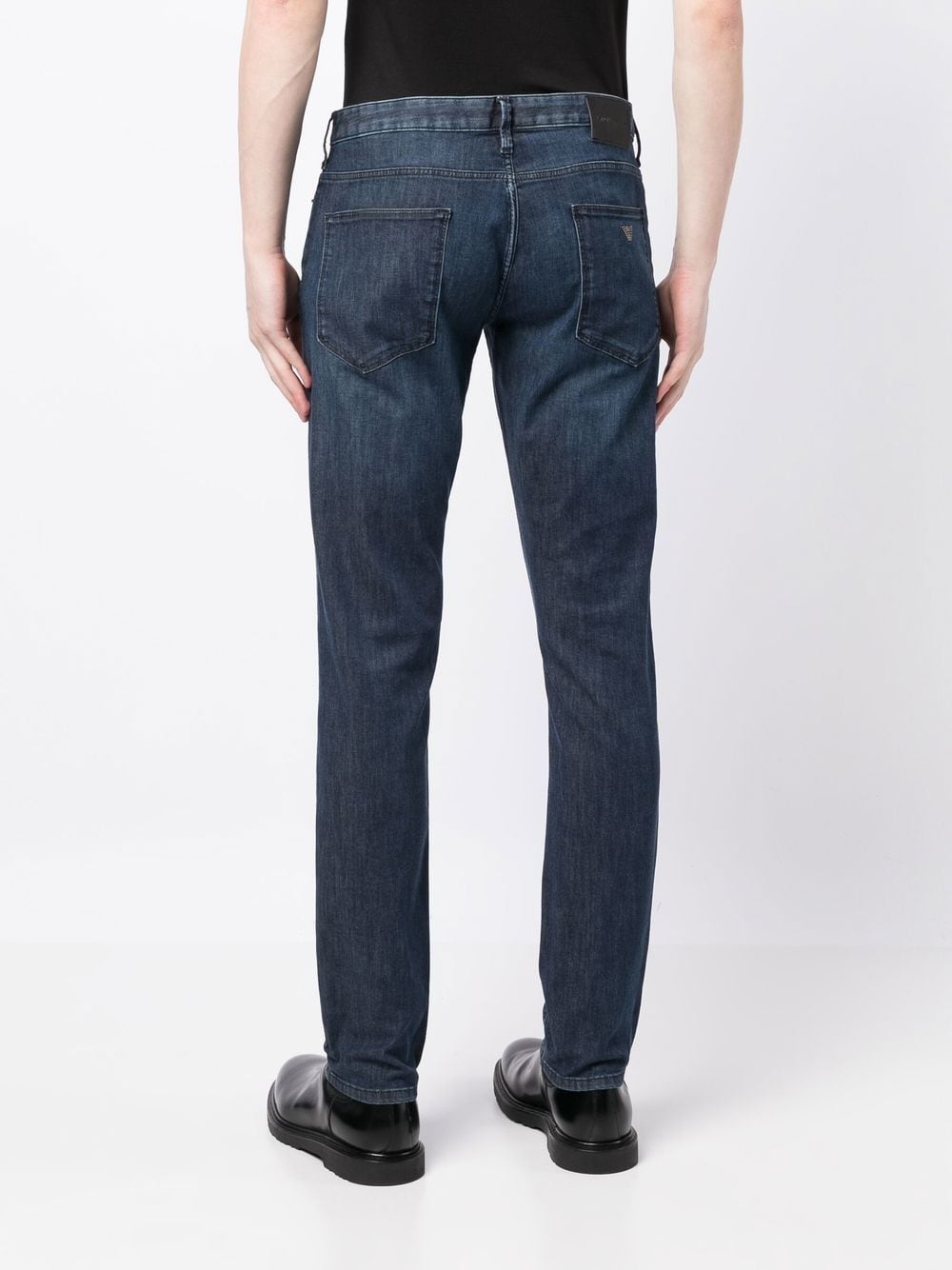 mid-rise slim-cut jeans - 4