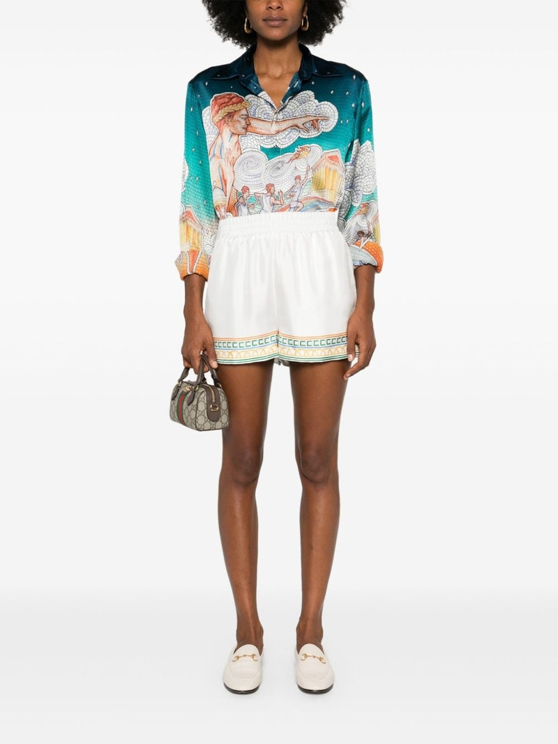 CASABLANCA Crayon Temple Tennis shorts outlook