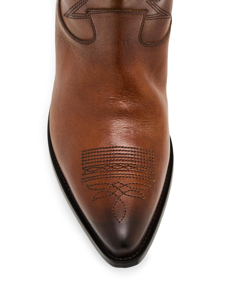 Men's Wish Star Leather Cowboy Boots - Tan 4