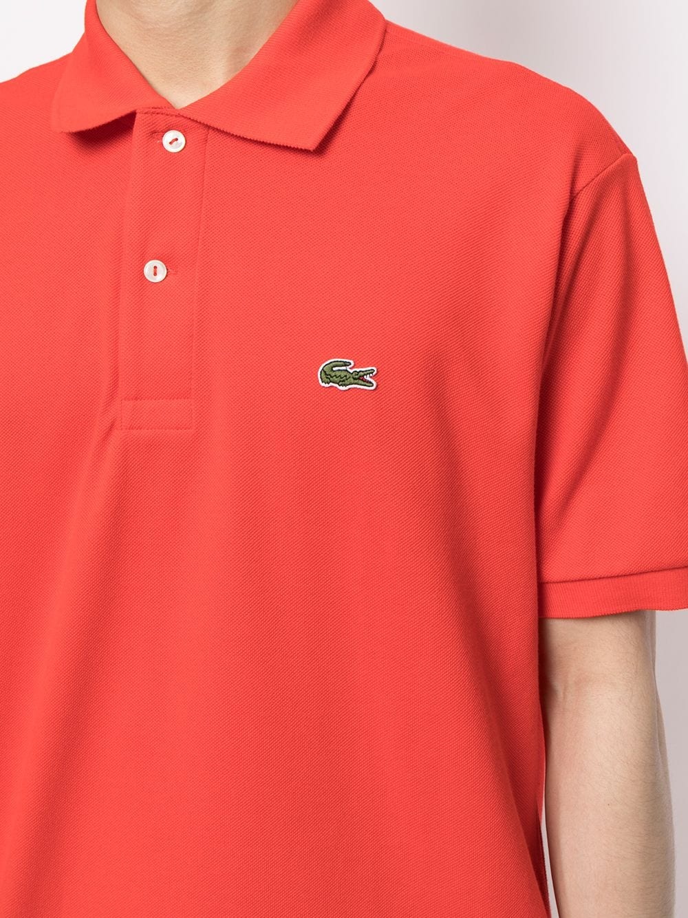 Classic appliqué-logo polo shirt - 5