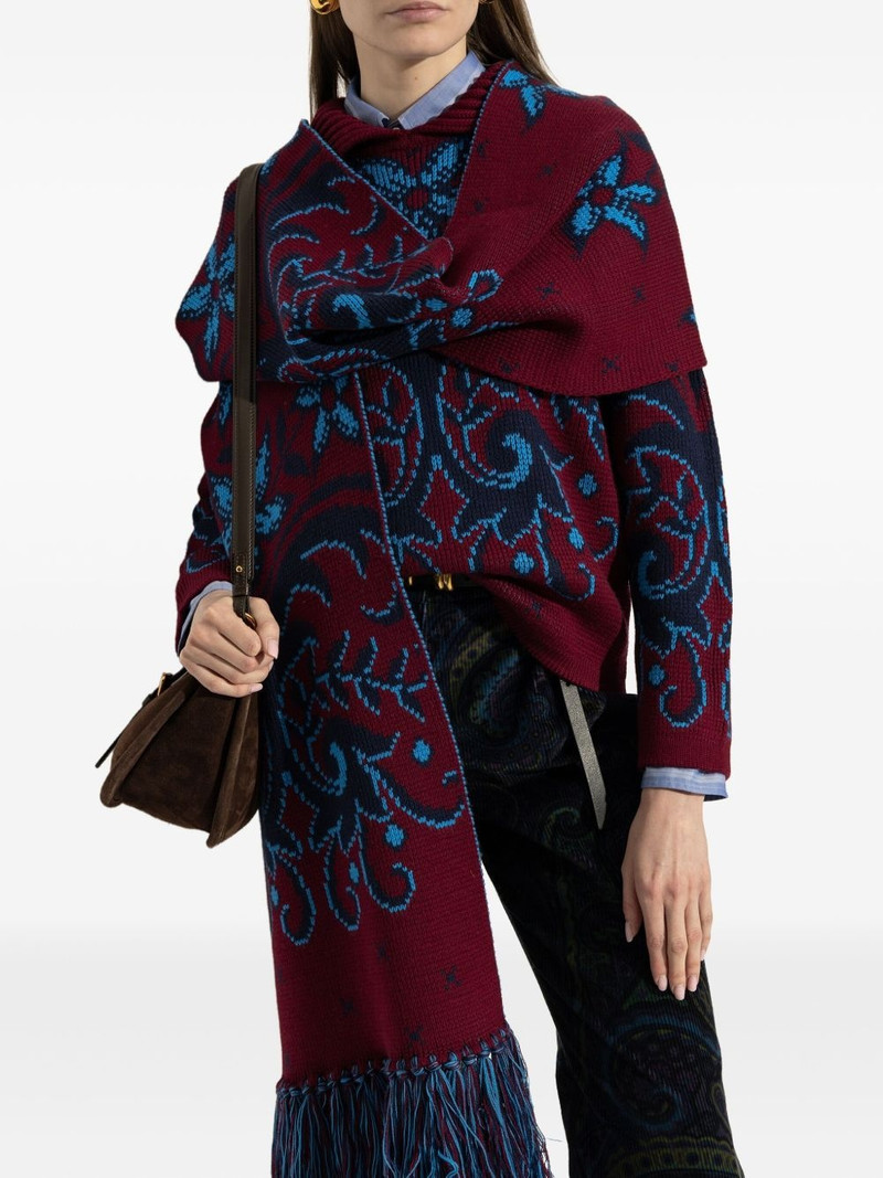 Etro wool scarf outlook