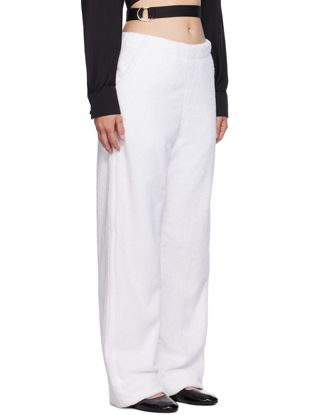 White Loose Trousers - 2