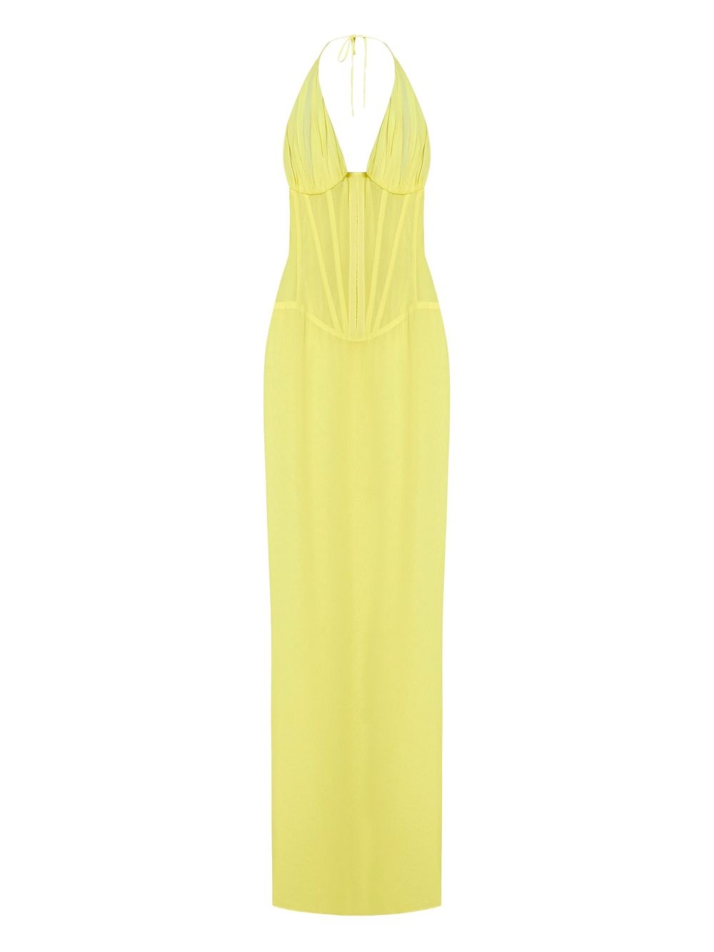 halterneck maxi dress - 1