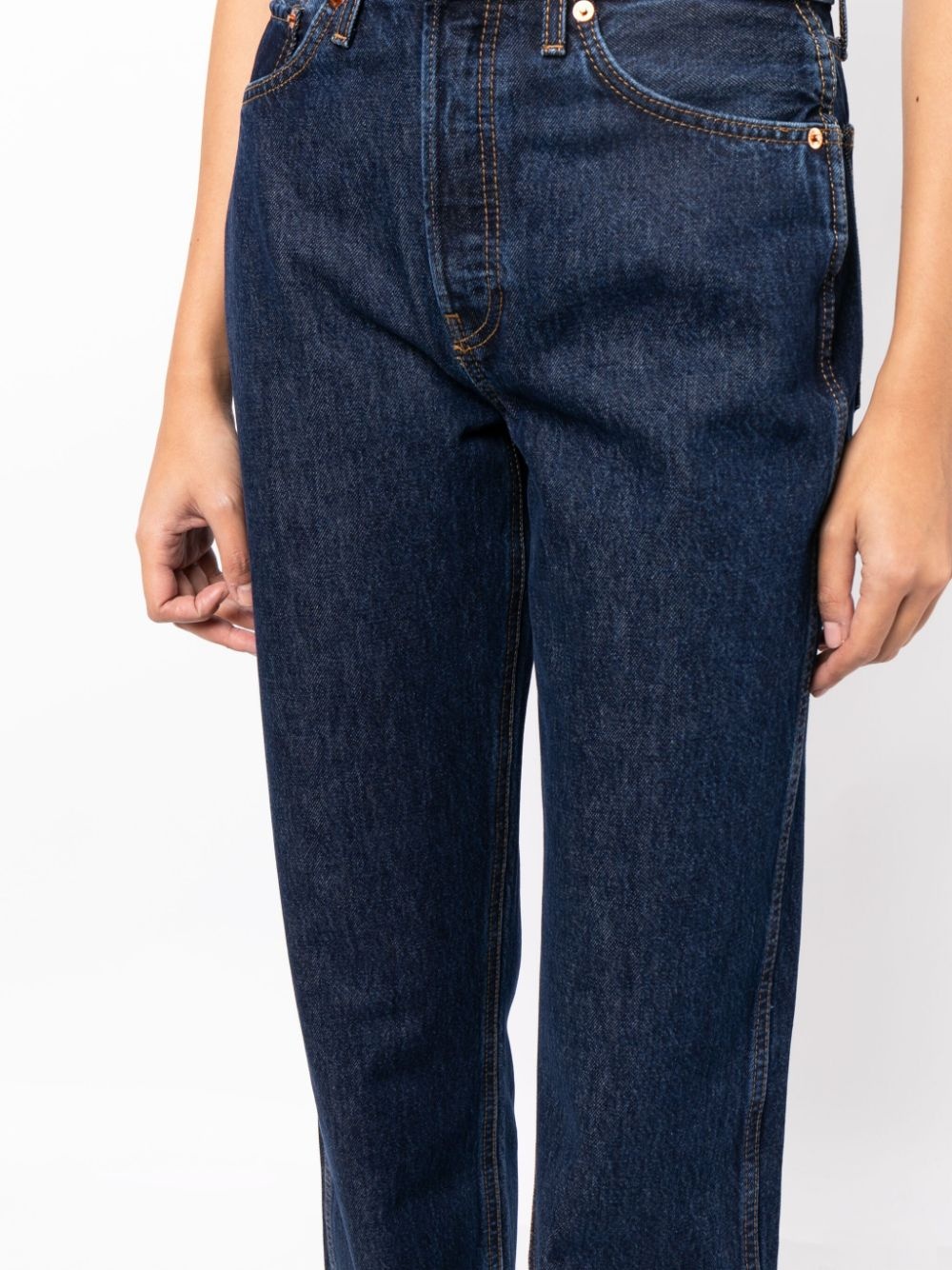 high-rise wide-leg jeans - 5